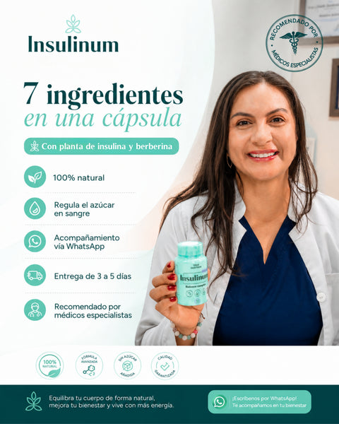 Insulinum - 7 ingredientes en una capsula